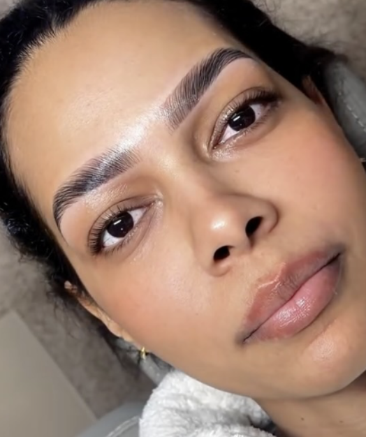 Beautiful brow sculpting